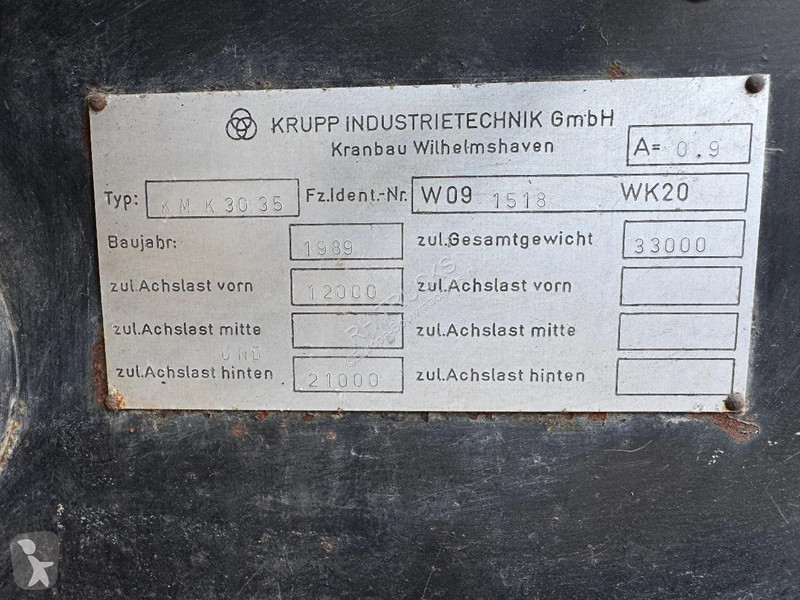 Kran Krupp KMK3035, SWING AWAY BIFOLD JIB, NEW...