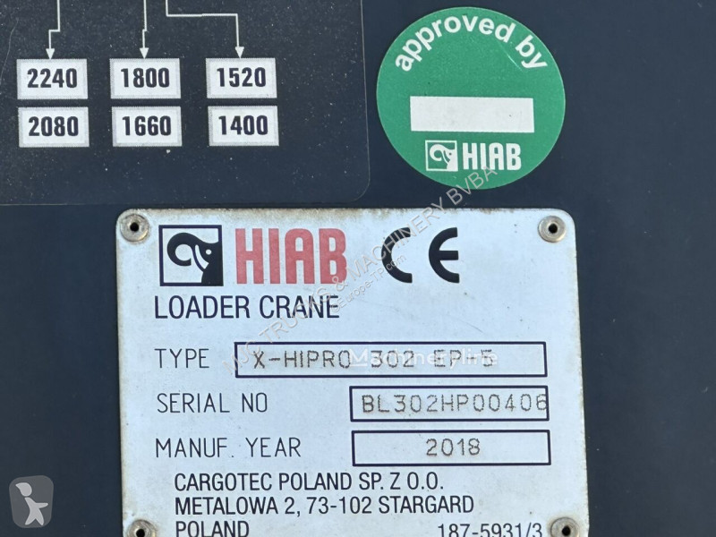 Kamion MAN TGS 35420 8x4 + CRANE HIAB X-HIPRO...