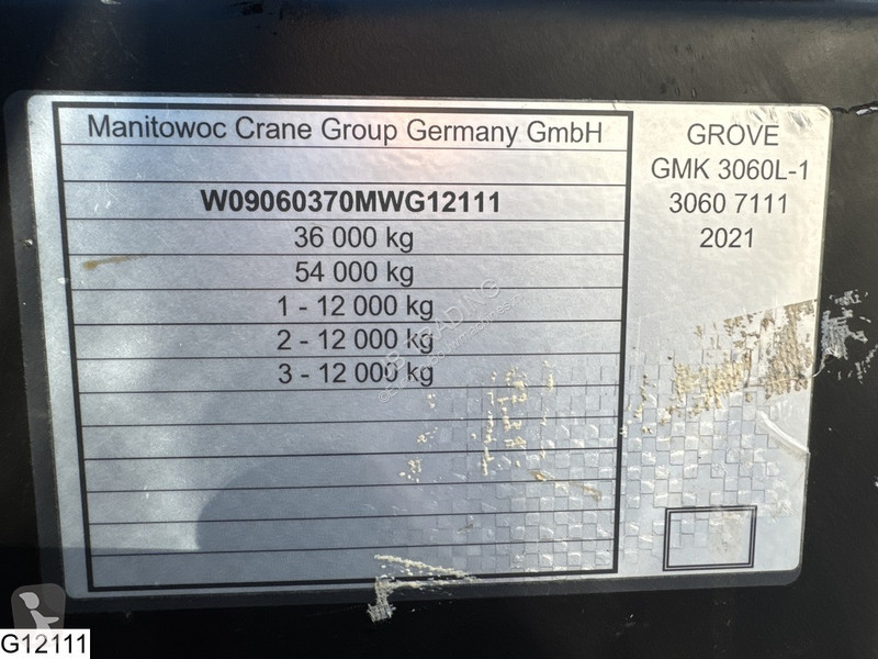 Žeriav Grove GMK3060L-1 6x6, 60.000 kg, 48 m