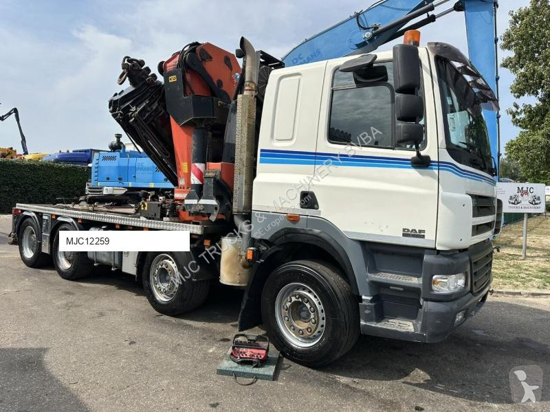 Traktor DAF 85480 8x4 + CRANE PALFINGER PK90002...