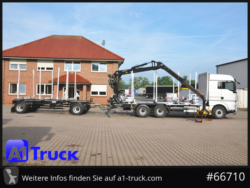 شاحنة MAN TGX 26.480, Holz Kesla 2109, 6x4,