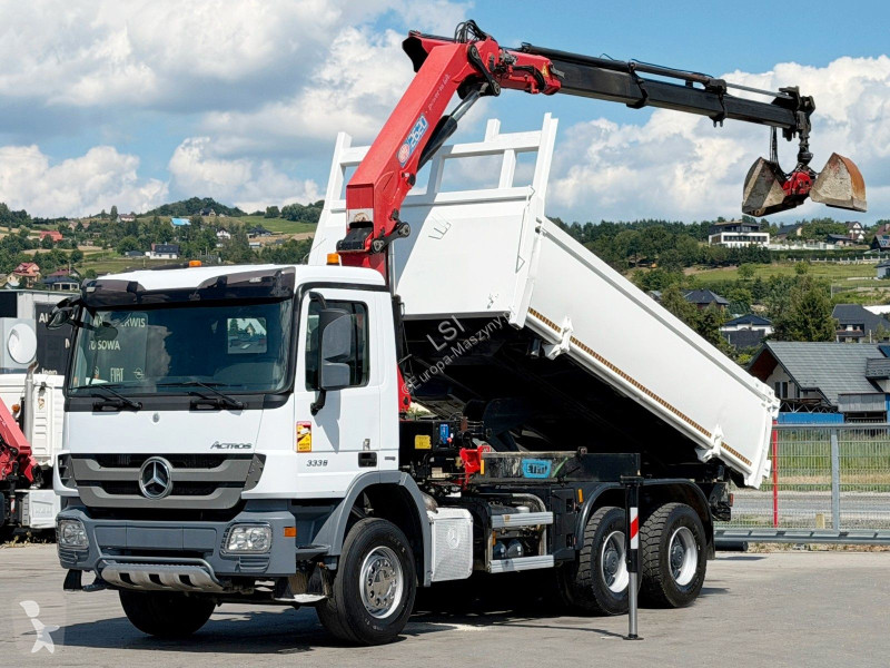 رافعة Mercedes ACTROS 3336* KIPPER 5,10 m +...