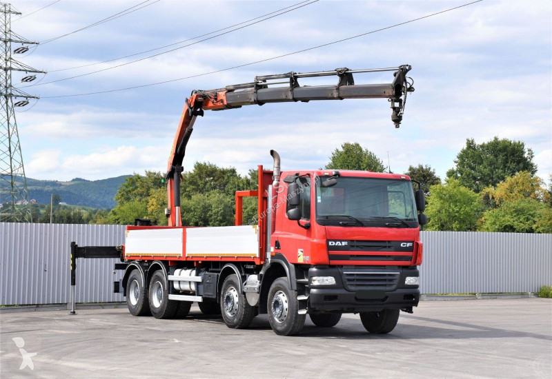 Камион DAF CF 85.410 Pritsche 6,80m + KRAN /...