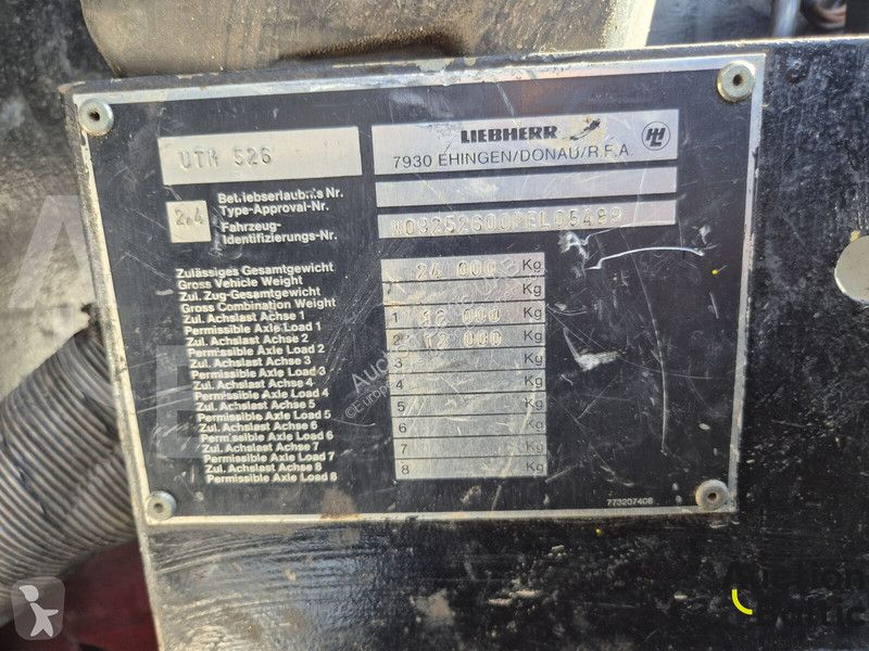 Macara Liebherr UTM 526