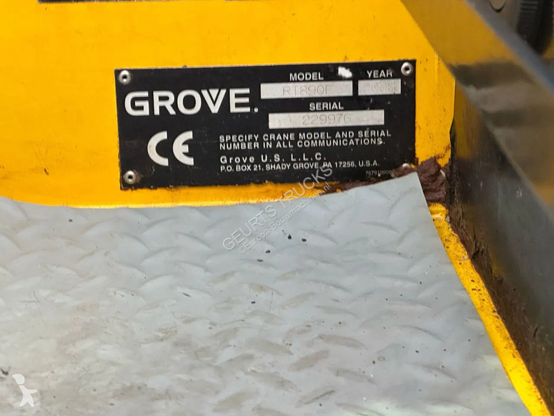 رافعة Grove RT890 E ROUGH TERRAIN CRANE,...