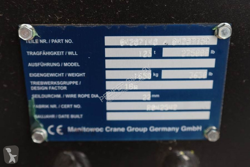 Žeriav Grove GMK5250XL-1 Available For Rent,...