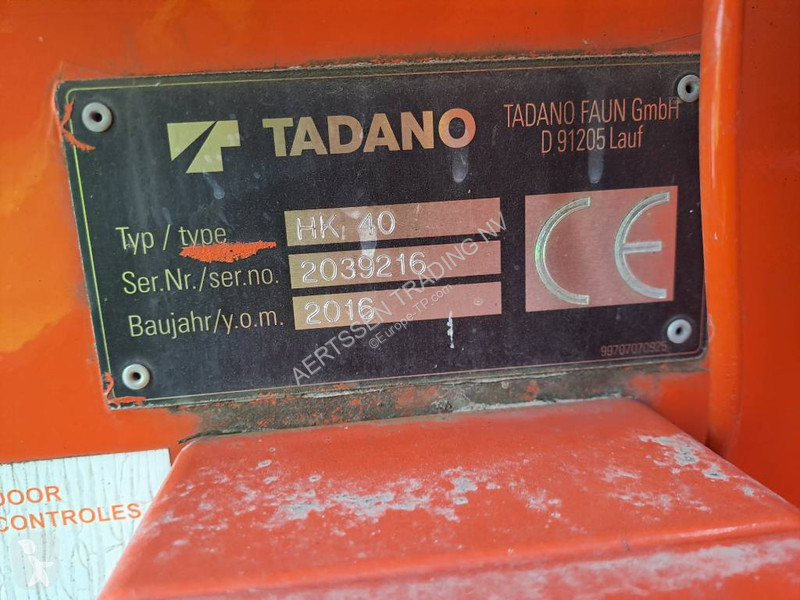 Macara Tadano Faun HK40