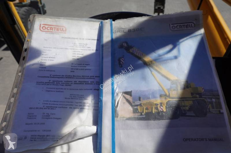 Žeriav Locatelli Gril 830 C rough terrain crane...