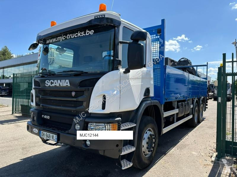 Camion Scania P410 6x4 + CRANE HIAB 166 ES-4 -...