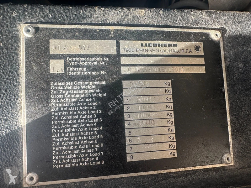 Kran Liebherr 1070 8X8