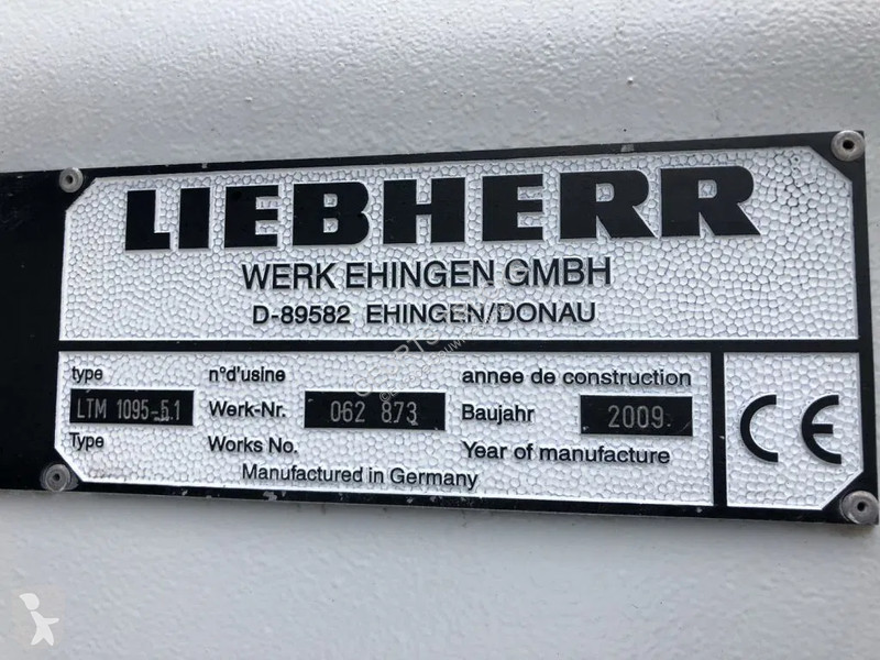 Kran Liebherr 1095 5.1 KRAAN/KRAN/CRANE/GRUA