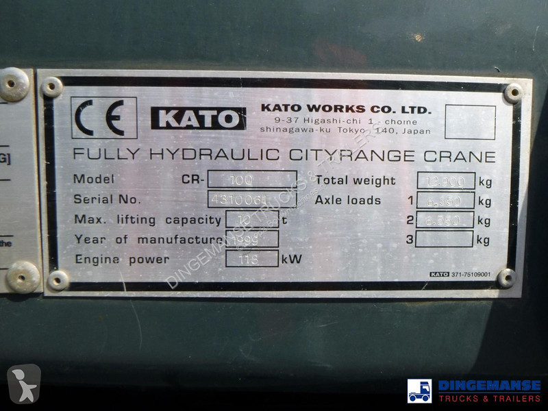 رافعة Kato CR100 4x4 mobile crane 10 t / 23.5 m