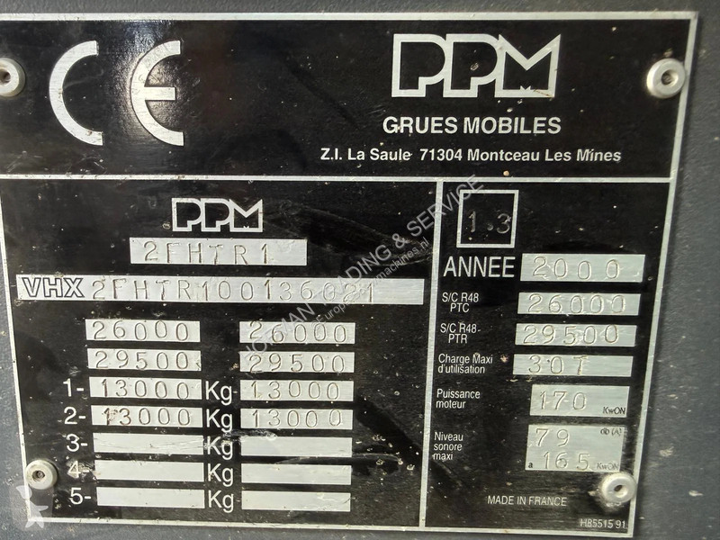 Kran PPM 2FHTR1 | 30T