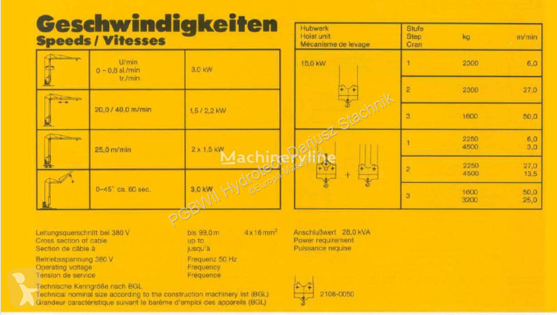 Grua Liebherr 50K