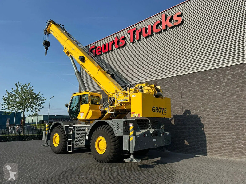 Kran Grove RT880E ROUGH TERRAIN CRANE + JIB + 2...