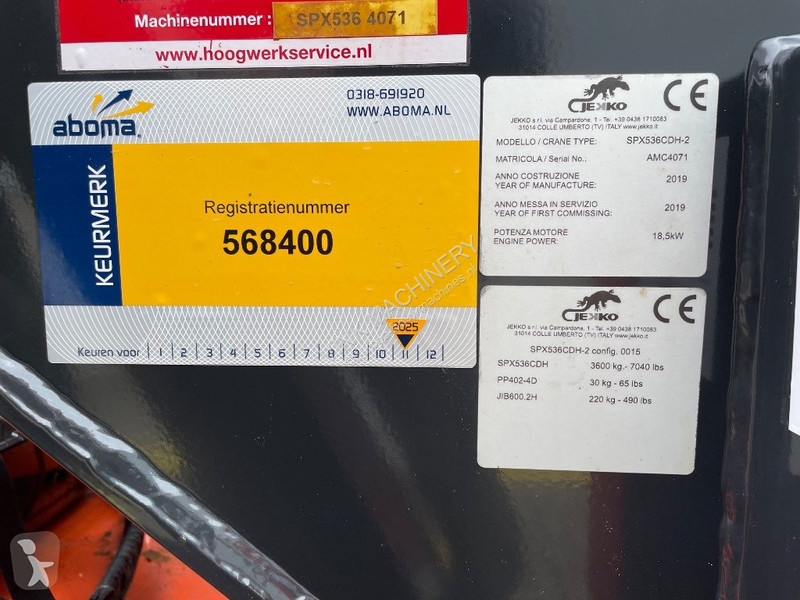 Gru Jekko SPX 536 CDH-2