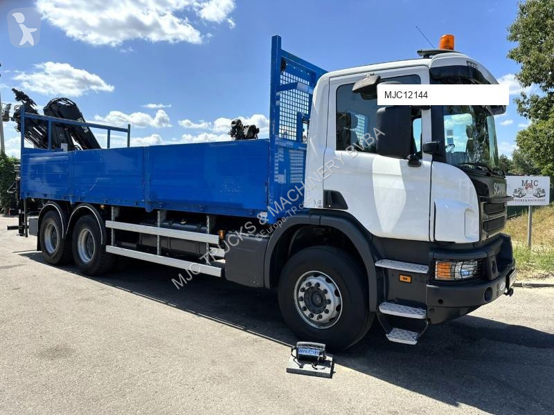 Camión Scania P410 6x4 + CRANE HIAB 166 ES-4 -...