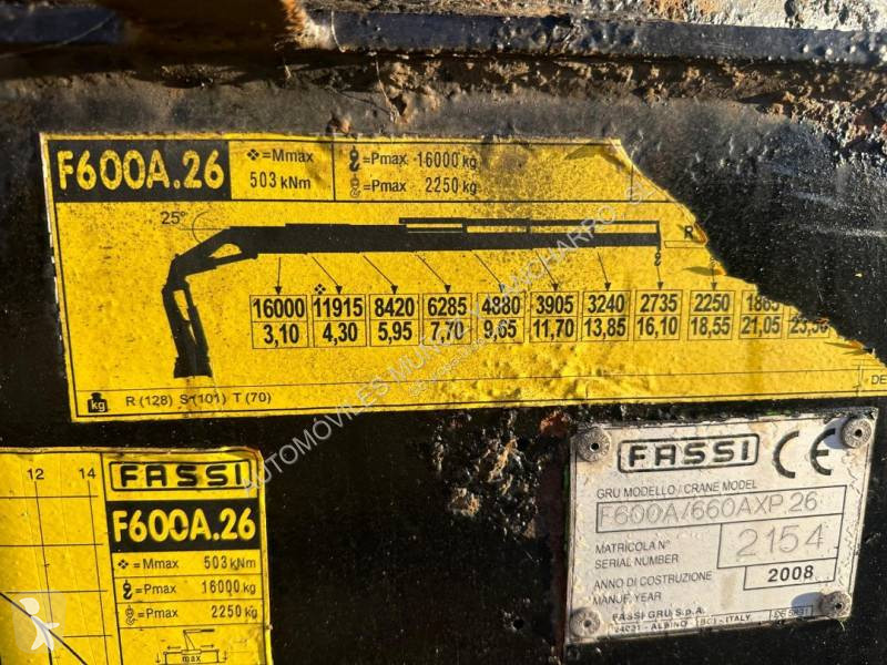 تجهيزات الآليات الثقيلة Fassi 660 + JIB