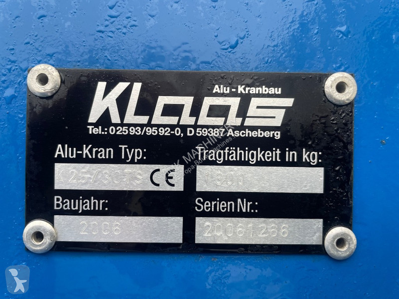 رافعة Klaas K 25-30 TS