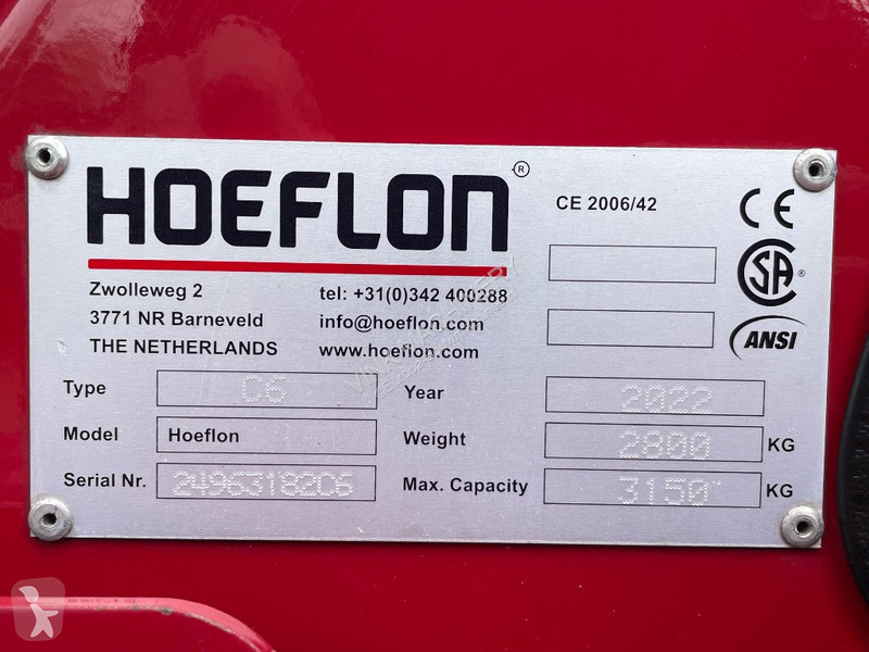 Kran Hoeflon C 6 E SOLD