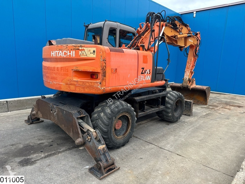 り－ 轮胎式挖掘机二手日立ZX 130 W 4x4, 87,5 kW, 13885 h, 2-piece boom