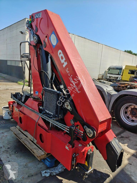 Žeriav HMF 2420-K3 laadkraan loader crane Radio...