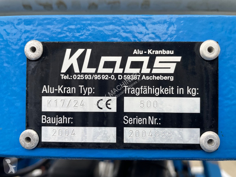 رافعة Klaas K 17-24