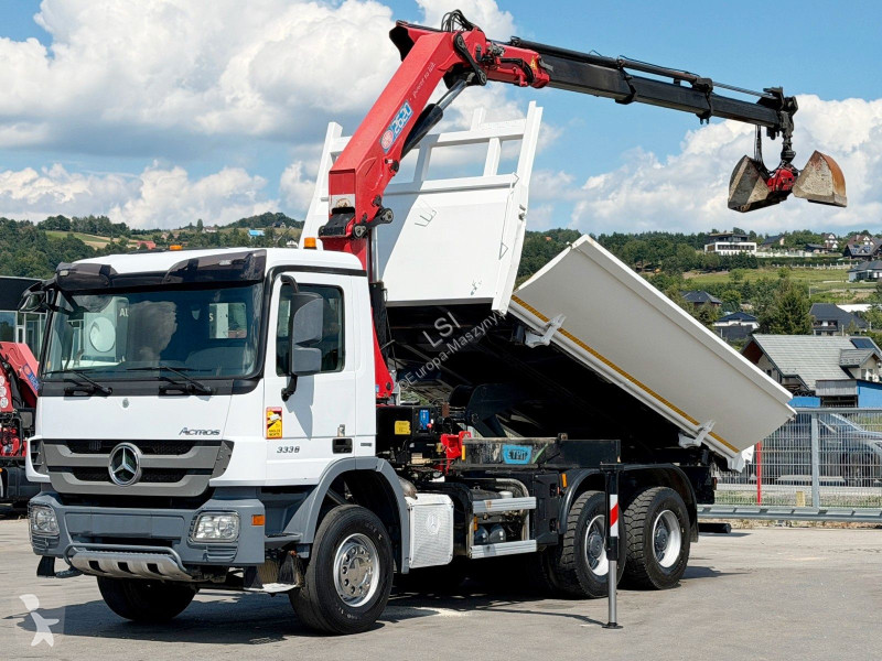 رافعة Mercedes ACTROS 3336* KIPPER 5,10 m +...