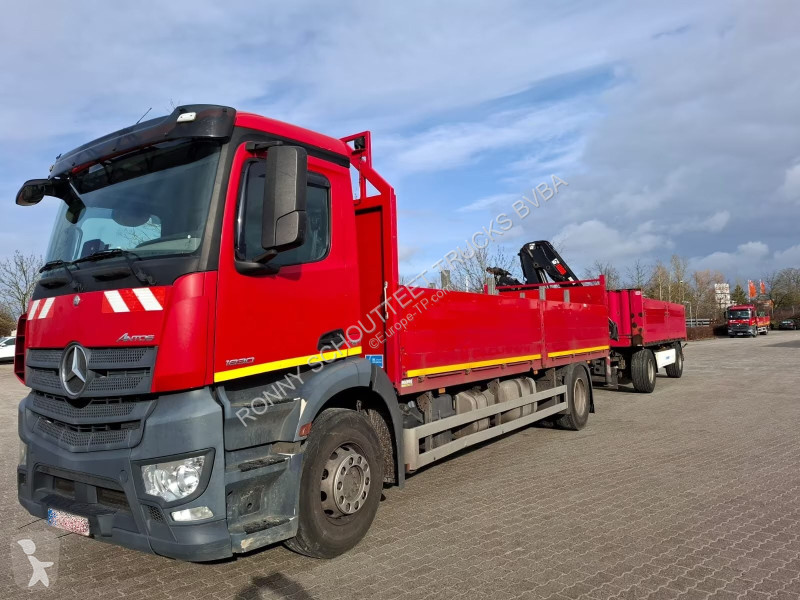 شاحنة Mercedes Antos 1830 L 4x2, Kran HIAB 122...