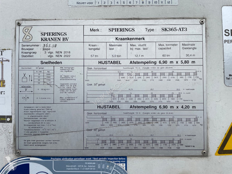 Кран Spierings SK 365 AT3