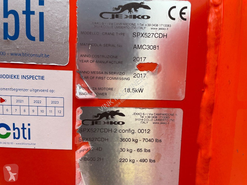 Kran Jekko SPX 527 CDH