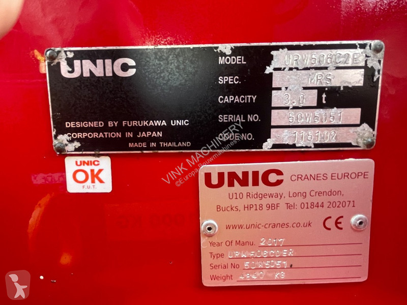 Kraan Unic URW 506 CDER