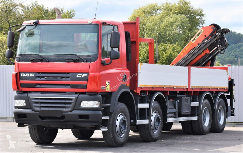 Камион DAF CF 85.410 Pritsche 6,80m + KRAN /...