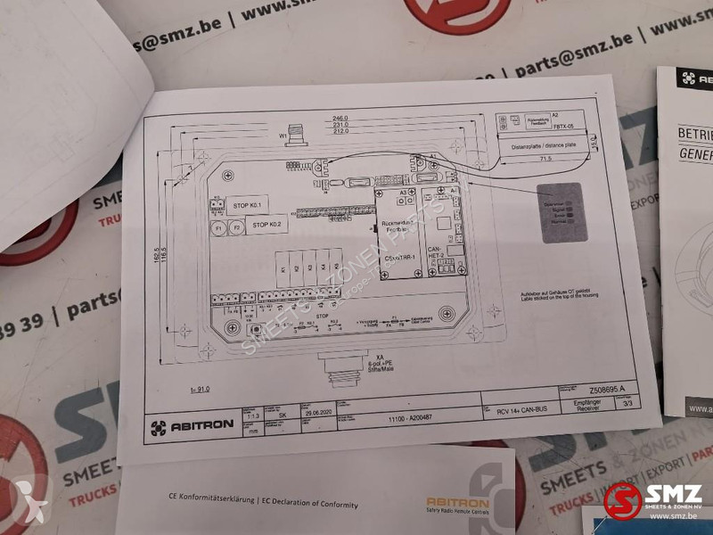 Кран  Afstandsbediening autolaadkraan TX GA610...
