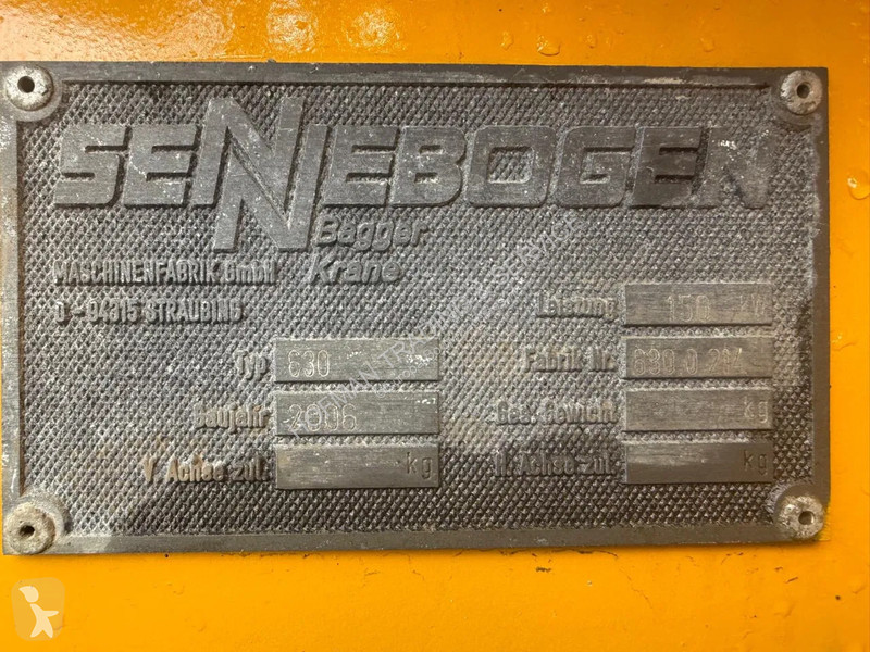 Žeriav Sennebogen 630 6x Available
