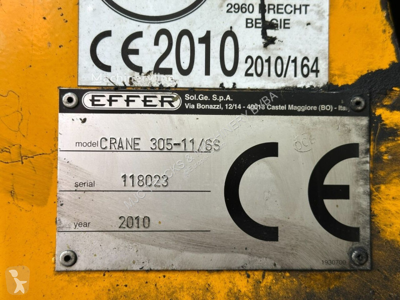 Kamion DAF 85360 8x2 + CRANE (25m!) EFFER 305...
