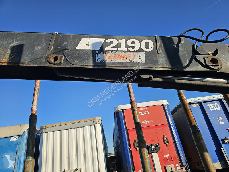 نصف مقطورة  TB 18 - WOOD TRAILER WITH CRANE -...