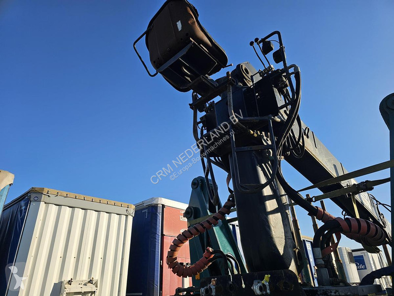 نصف مقطورة  TB 18 - WOOD TRAILER WITH CRANE -...