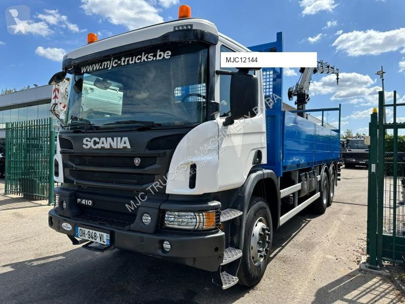 Camion Scania P410 6x4 + CRANE HIAB 166 ES-4 -...