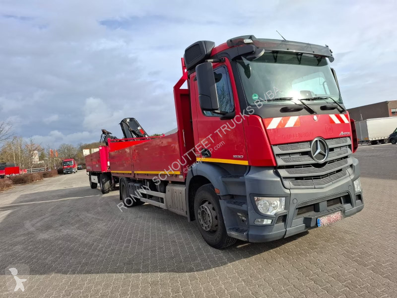 شاحنة Mercedes Antos 1830 L 4x2, Kran HIAB 122...