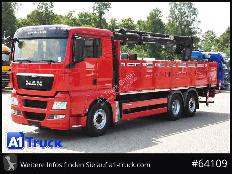 Camión MAN TGX 26.400 LL, Hiab XS 166,...