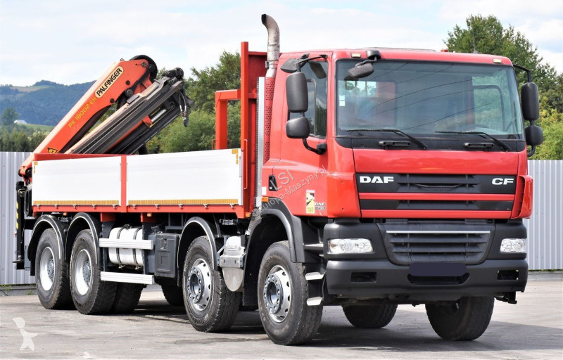Камион DAF CF 85.410 Pritsche 6,80m + KRAN /...