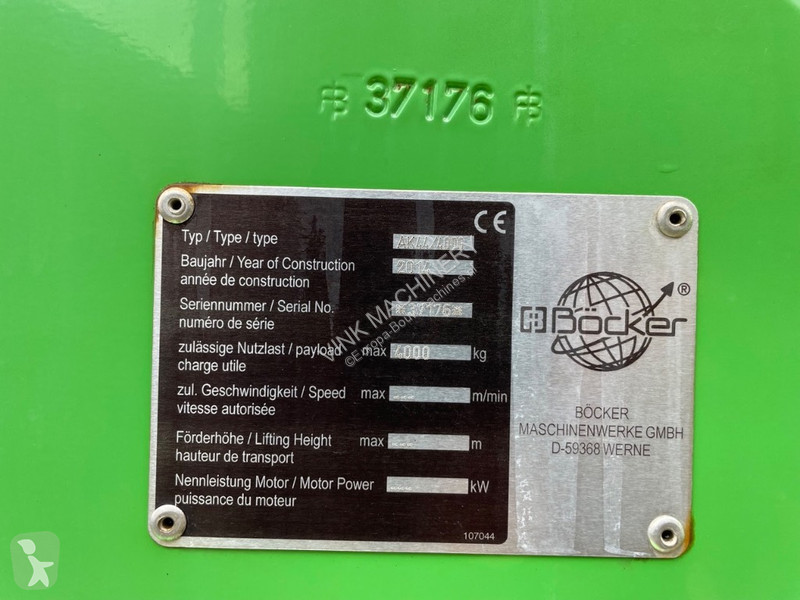 Grua Böcker AK 44/4000