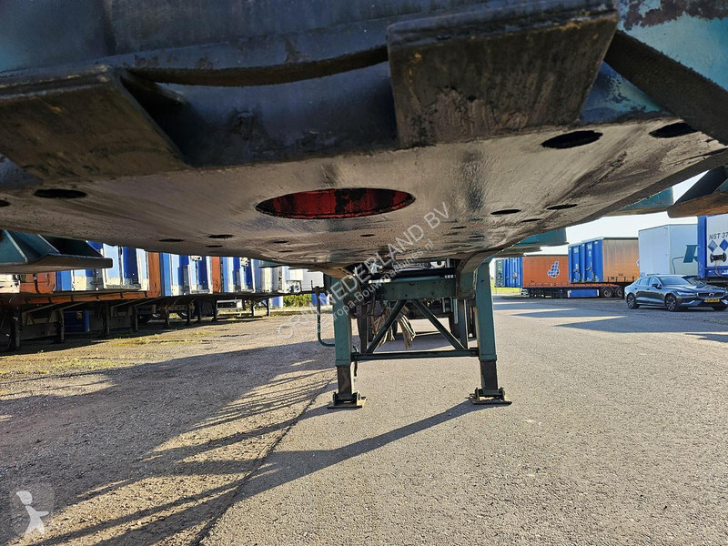 نصف مقطورة  TB 18 - WOOD TRAILER WITH CRANE -...