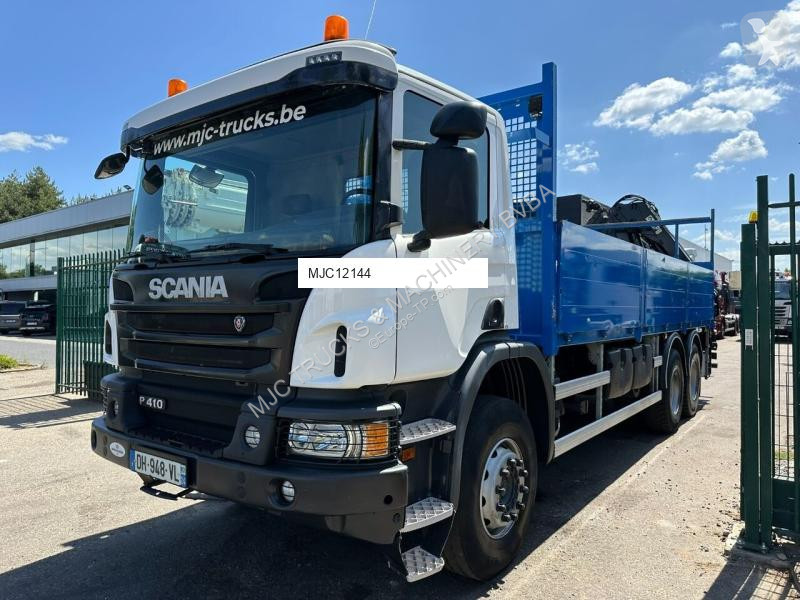 Camion Scania P410 6x4 + CRANE HIAB 166 ES-4 -...