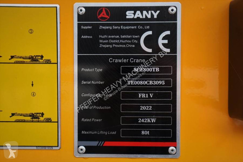 Grúa Sany SC800TB Valid inspection, *Guarantee!...