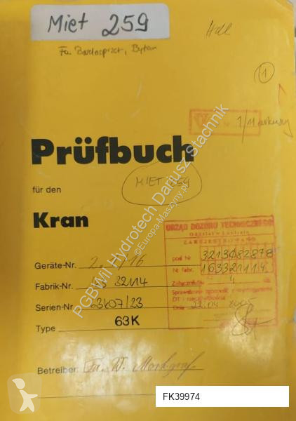 Grua Liebherr 63K