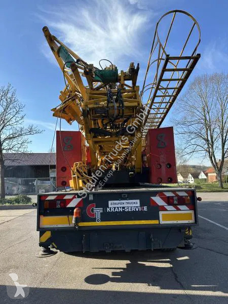 Kran Spierings Auto- Turmdrehkran Gittermast...