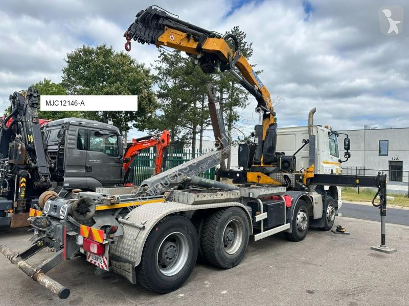Grua DAF CF 480 8x4 HOOKLIFT + CRANE (19m!)...