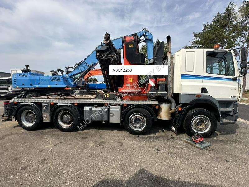 Traktor DAF 85480 8x4 + CRANE PALFINGER PK90002...